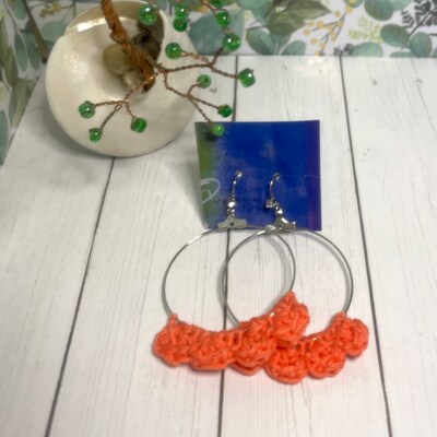 CUSTOM crochet earrings: Pick style-color - image5